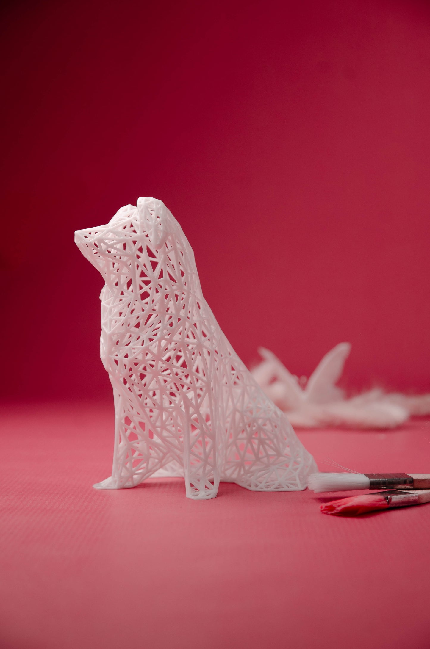 Collie Geo-Skulptur