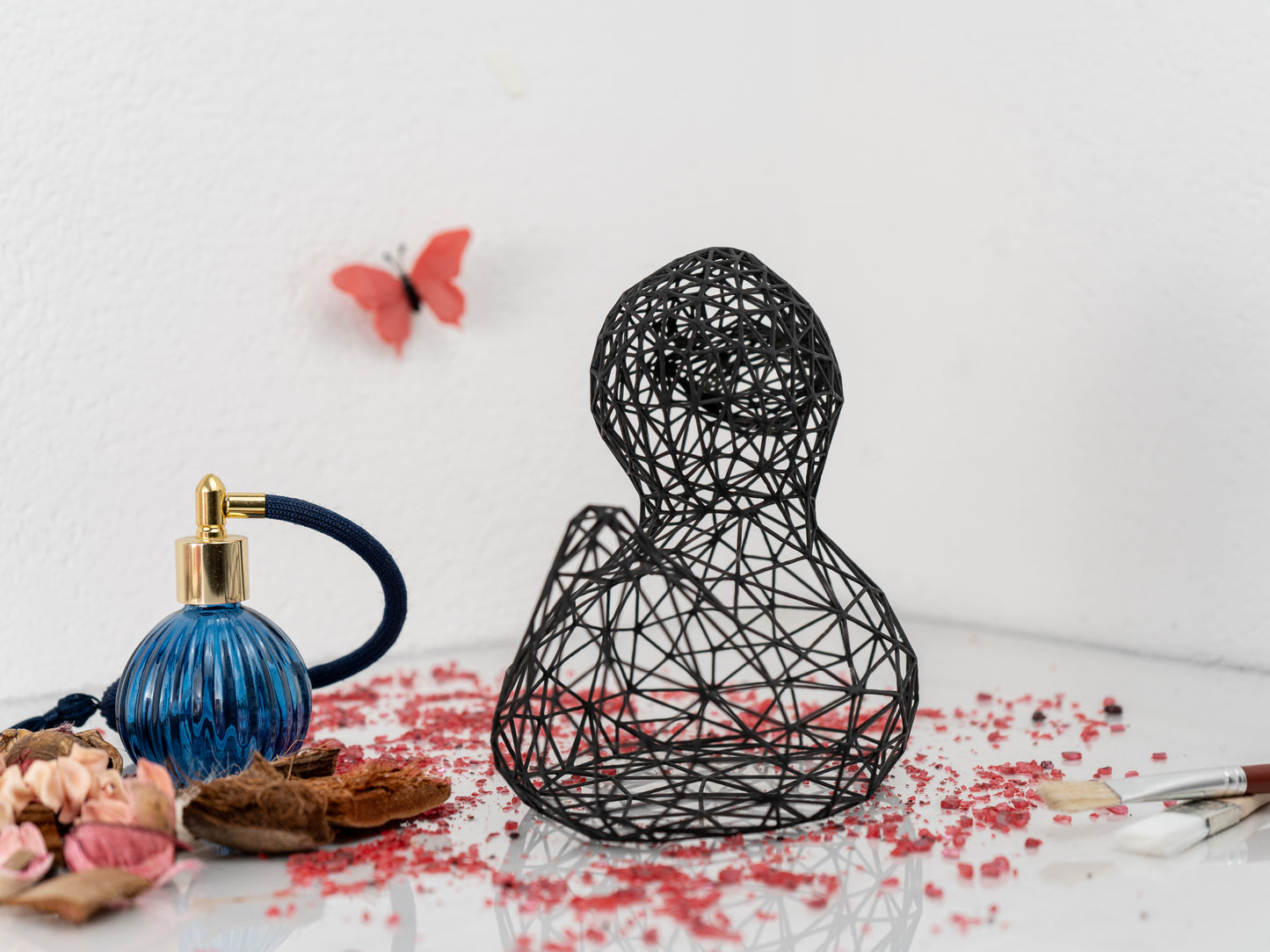 Moderne Entenskulptur