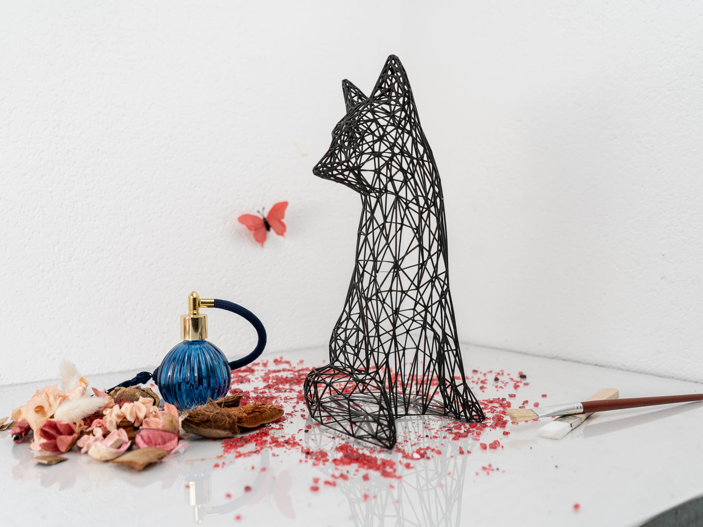 Moderne Fuchs-Skulptur