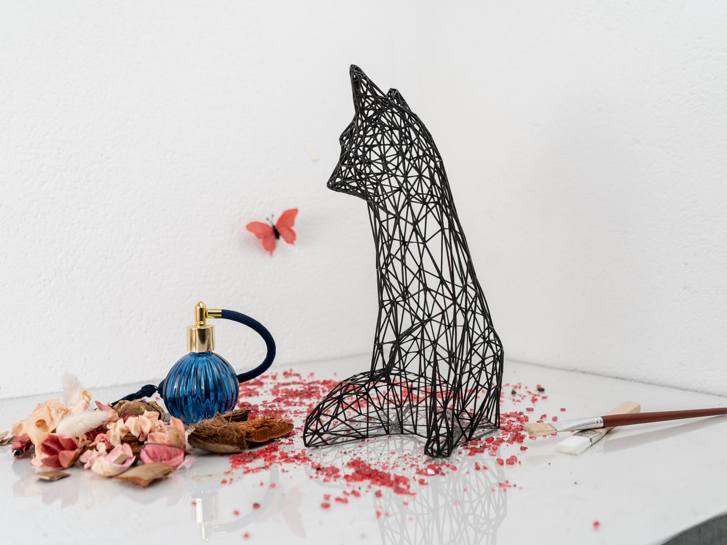 Moderne Fuchs-Skulptur
