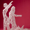 Zwillinge Dekor Skulptur - 3D Gitter Design Zodiac Art
