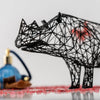 Moderne Nashorn-Skulptur