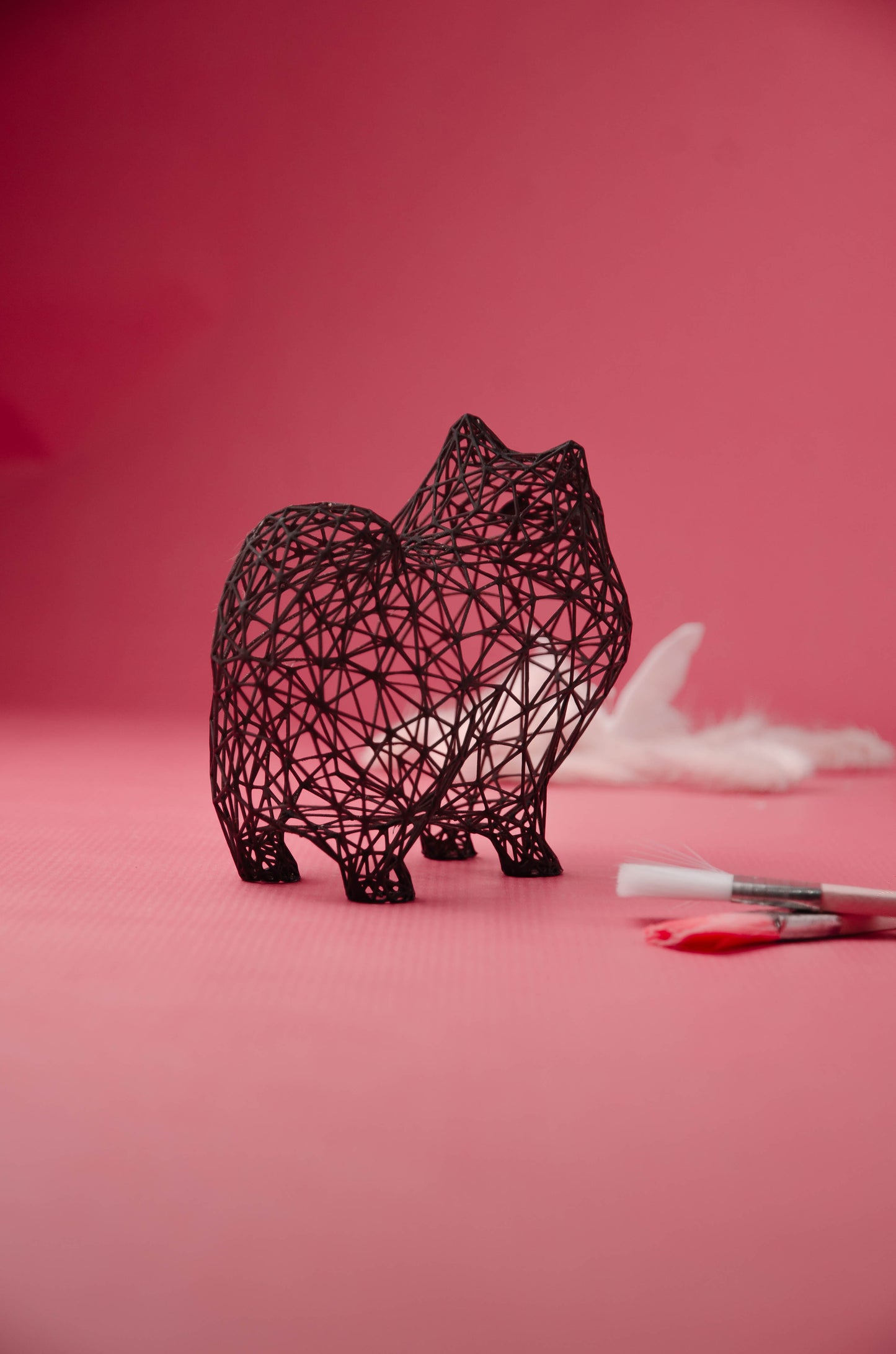 Pomeranian - Skulptur