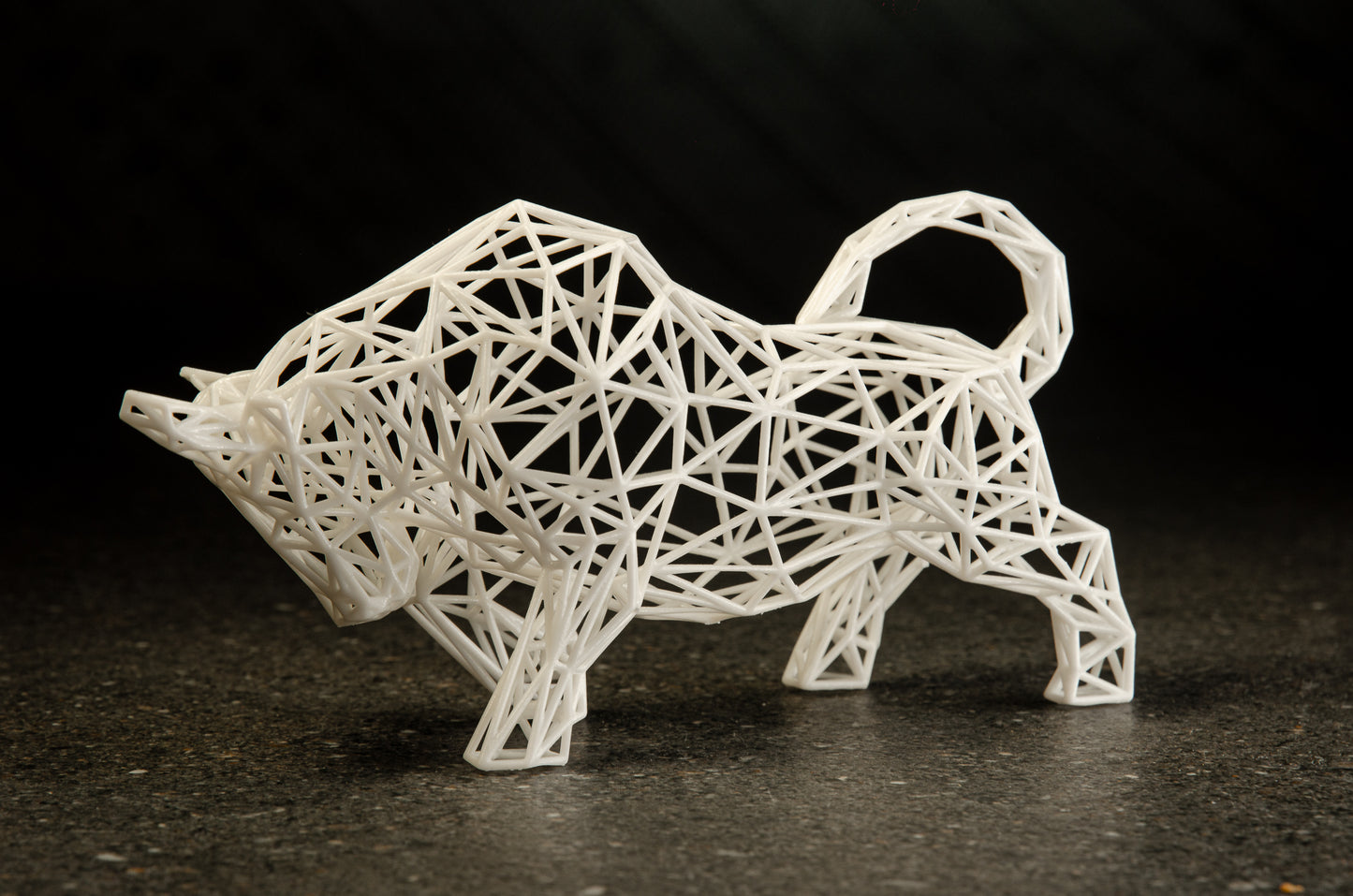 Stier-Dekor-Skulptur