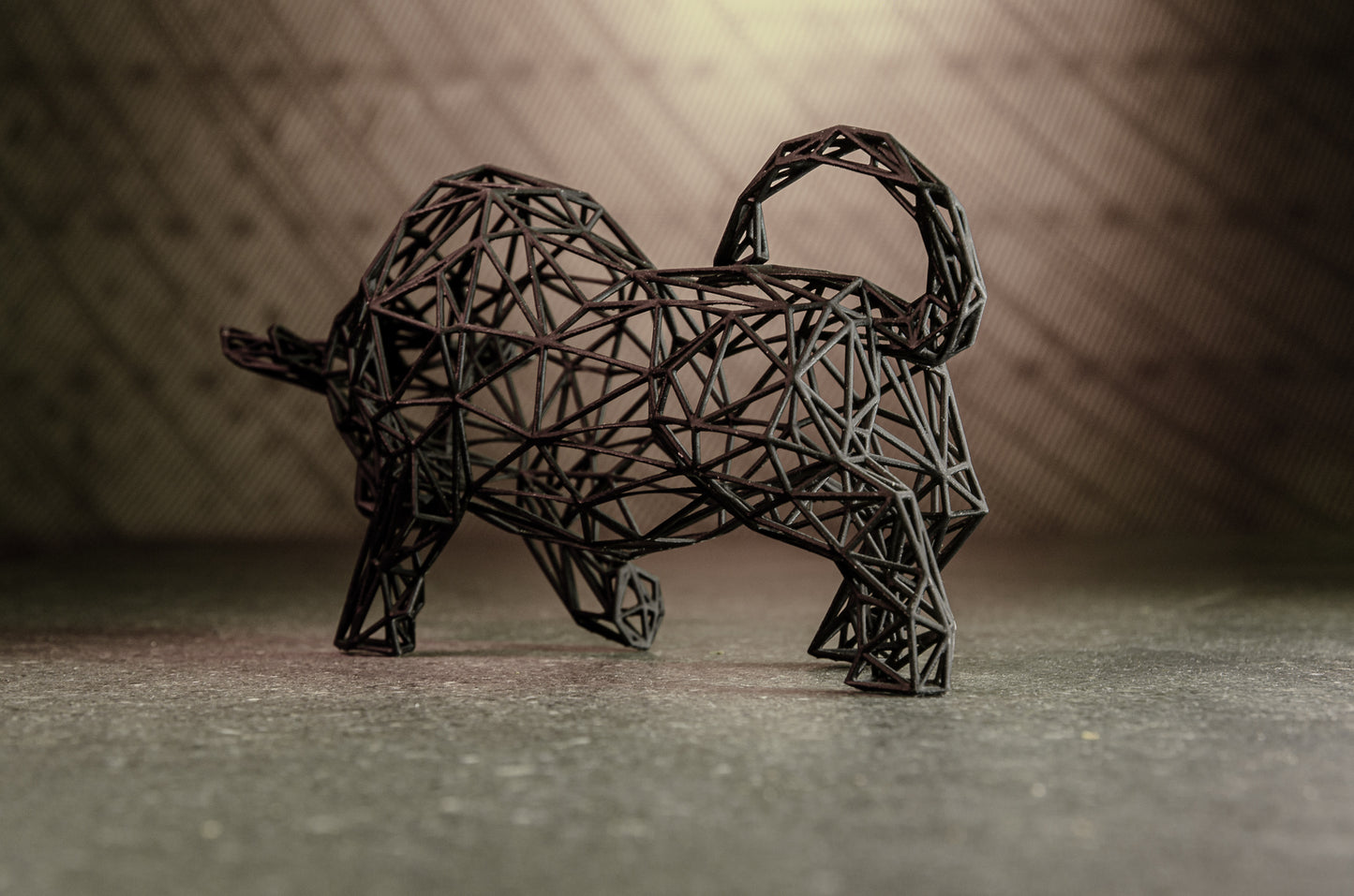 Stier-Dekor-Skulptur