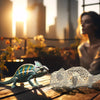 Chamäleon-Skulptur – einzigartiges 3D-Gitterdesign
