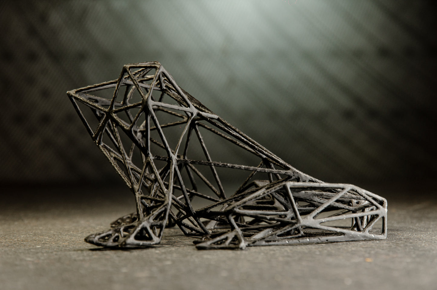 Geometrische Frosch-Dekor-Skulptur