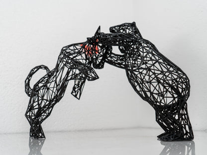 Bull vs. Bear Market Statue - Decor Sculpture