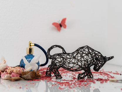 Bull Decor Sculpture