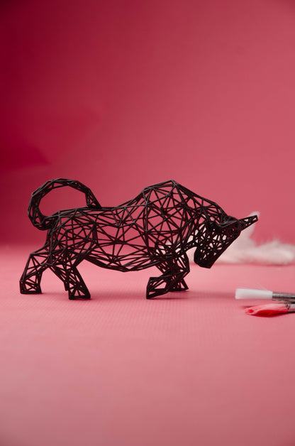 Bull Decor Sculpture