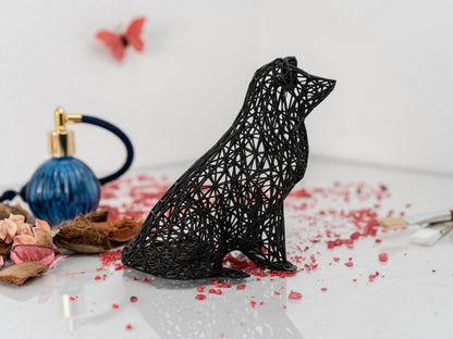Collie Geo Sculpture