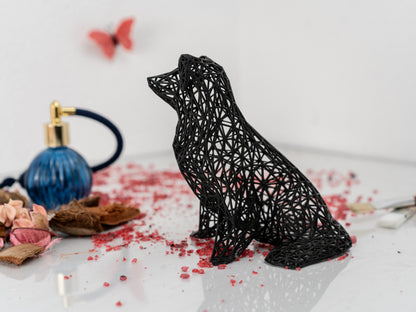 Collie Geo Sculpture