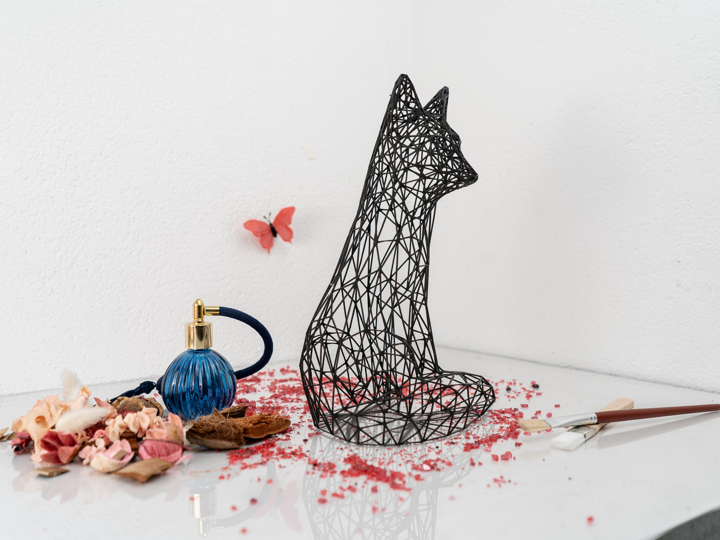 Moderne Fuchs-Skulptur 
