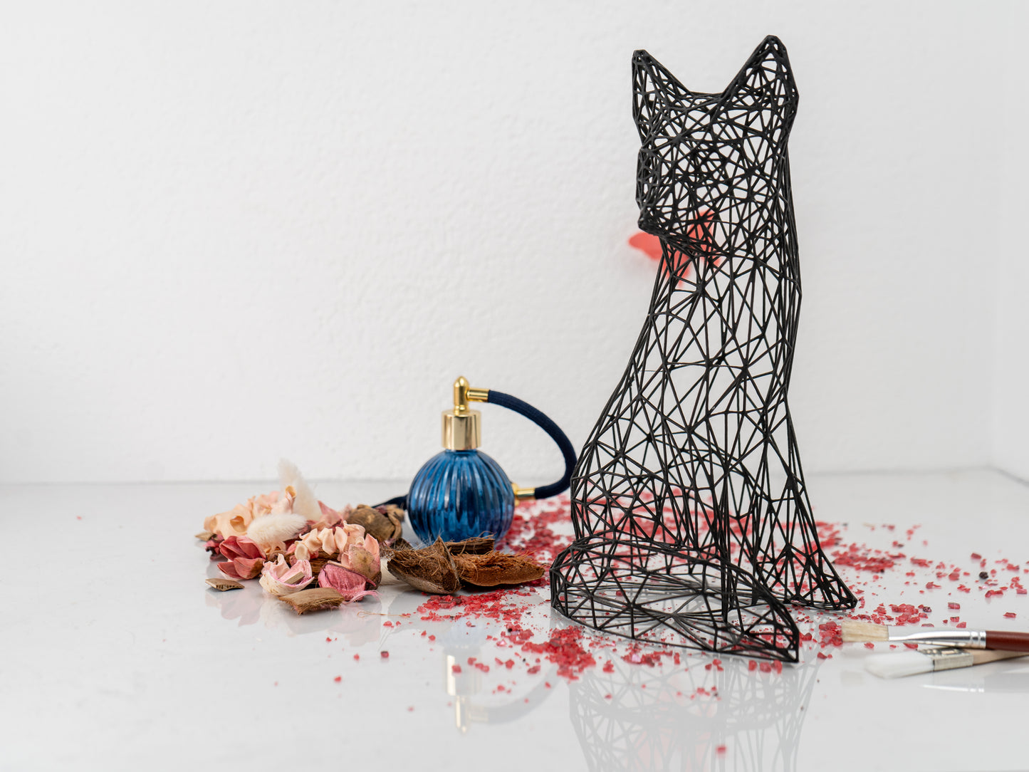 Moderne Fuchs-Skulptur 