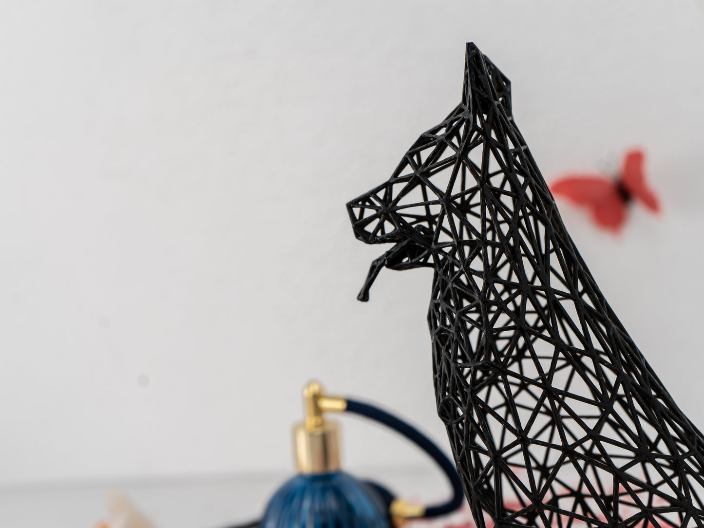Deutsche Schäferhund-Skulptur
