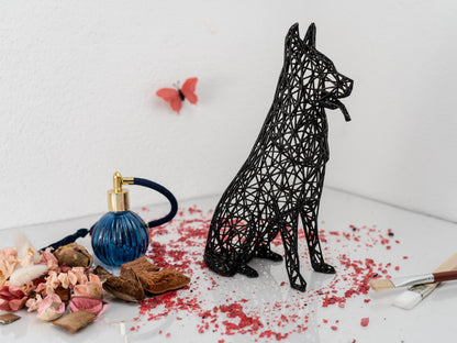 Deutsche Schäferhund-Skulptur