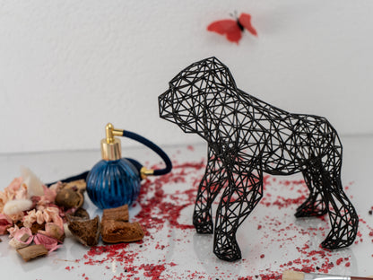 Gorilla Sculpture - Durable Resin Artwork