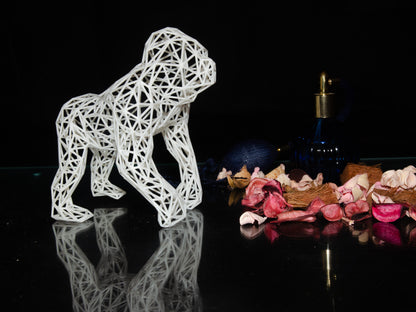 Gorilla Sculpture - Durable Resin Artwork