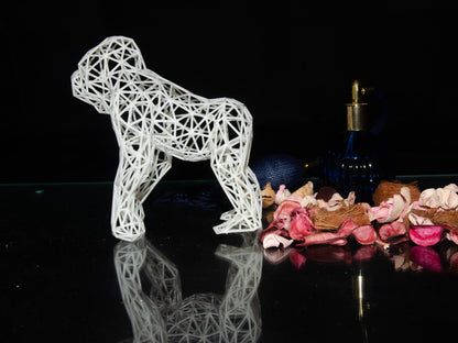 Gorilla Sculpture - Durable Resin Artwork