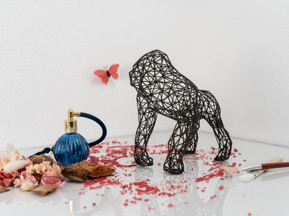 Gorilla Sculpture - Durable Resin Artwork