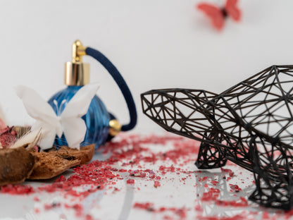 Wireframe Design Turtle Sculpture