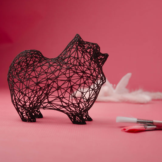 Pomeranian - Skulptur 