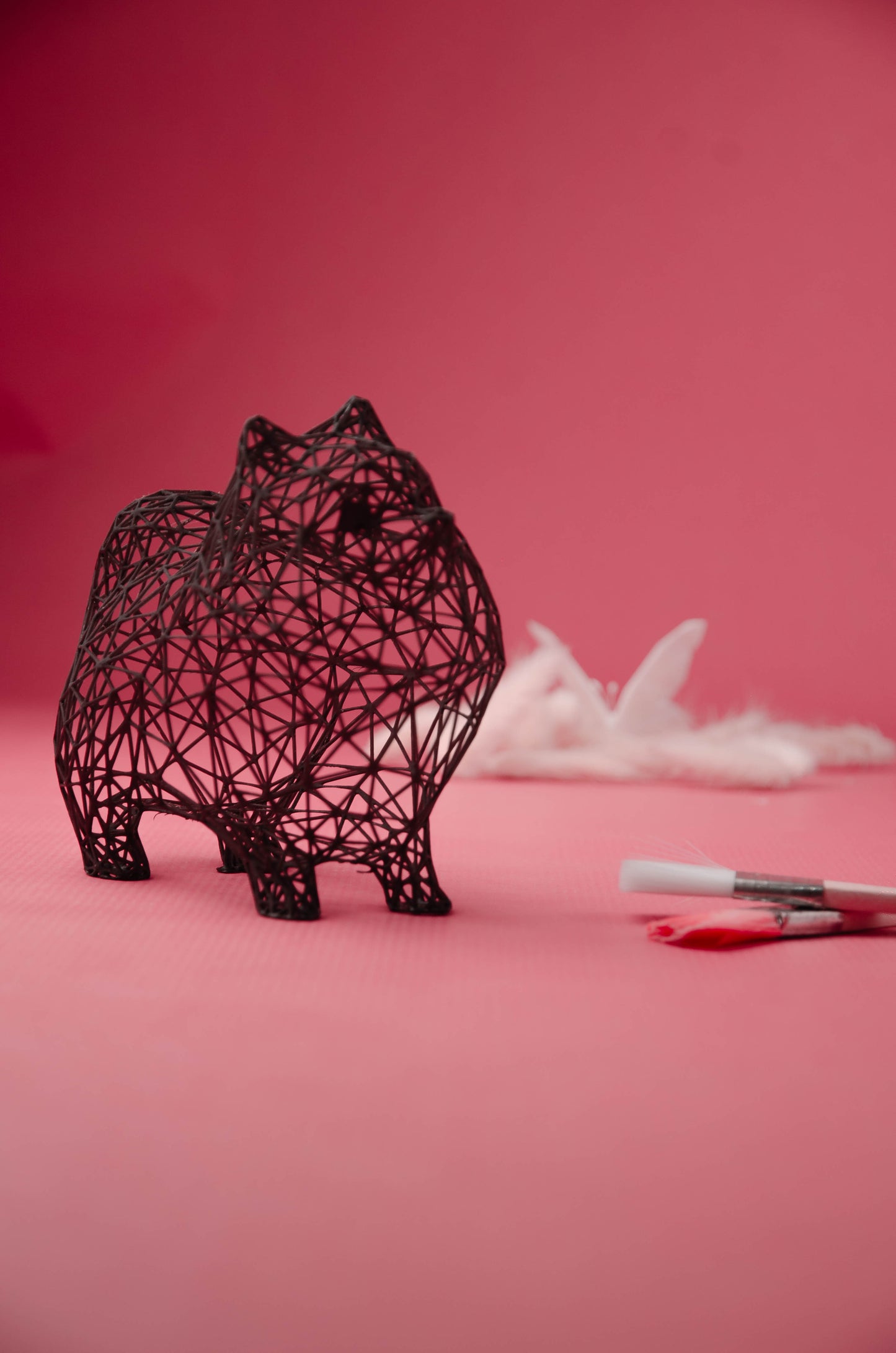 Pomeranian - Skulptur 