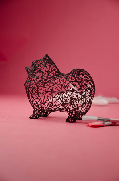 Pomeranian - Skulptur 