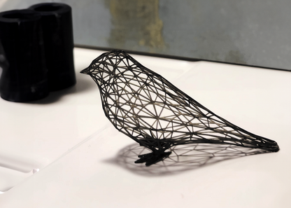 Small Sparrow Charming Sculpture