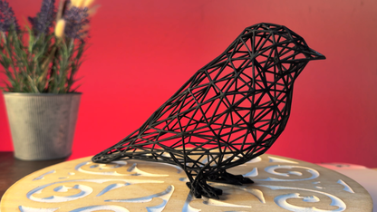 Small Sparrow Charming Sculpture