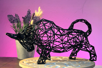 Bull Decor Sculpture