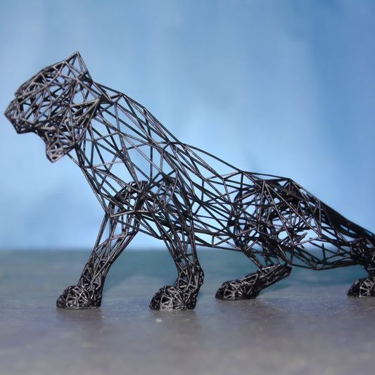 Hochpräzise Jaguar-Skulptur 