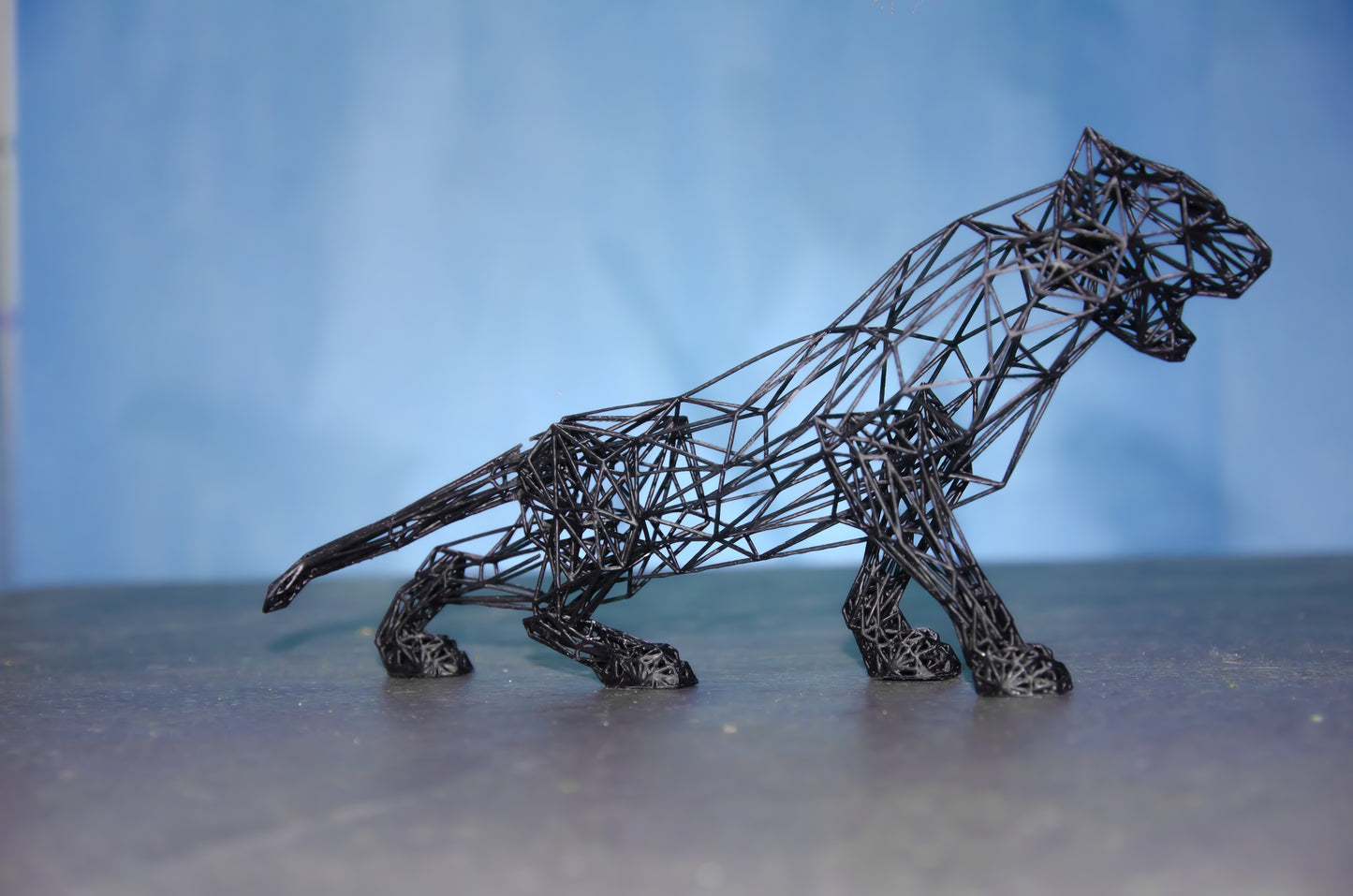 Hochpräzise Jaguar-Skulptur 