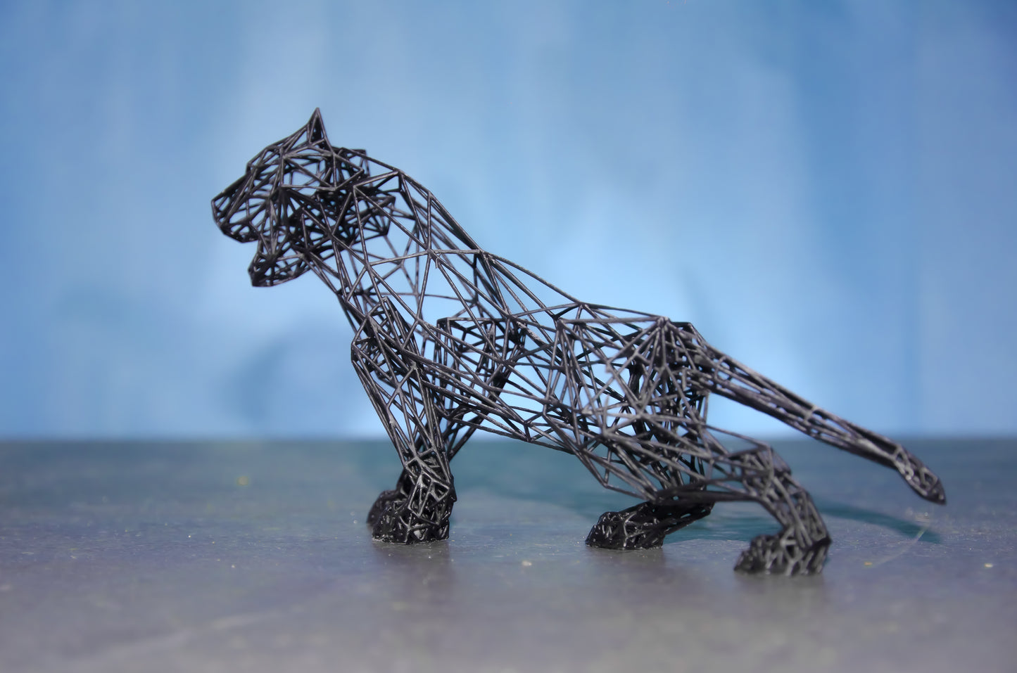 Hochpräzise Jaguar-Skulptur 