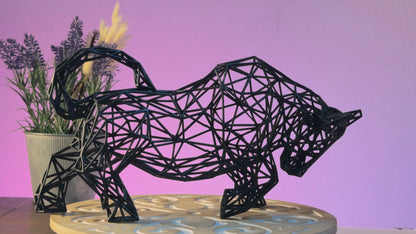 Bull Decor Sculpture