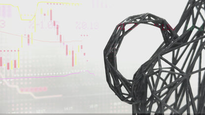 Bull vs. Bear Market Statue - Decor Sculpture