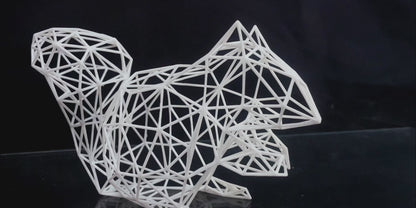 Enchanting Squirrel Wire Decor Sculpture