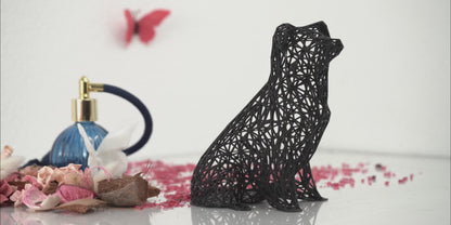 Collie Geo Sculpture