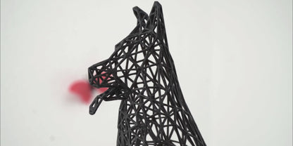 Deutsche Schäferhund-Skulptur