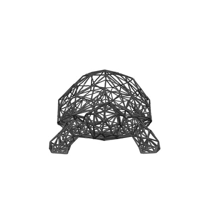 Wireframe Design Turtle Sculpture