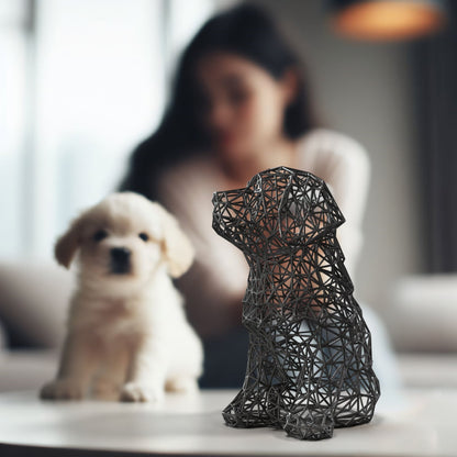 Adorable Puppy Wire Design