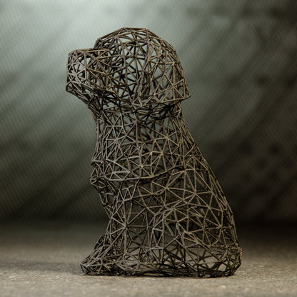 Adorable Puppy Wire Design