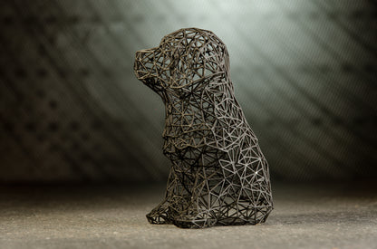 Adorable Puppy Wire Design