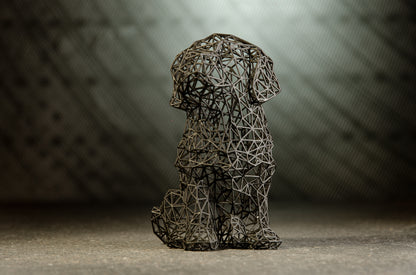 Adorable Puppy Wire Design