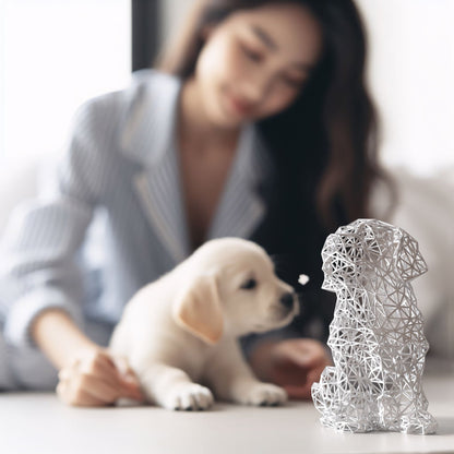 Adorable Puppy Wire Design