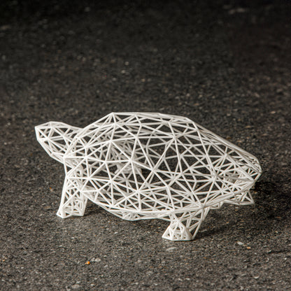 Wireframe Design Turtle Sculpture